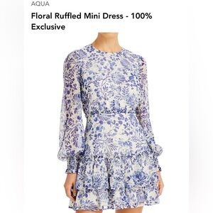 Floral Ruffled Mini Dress